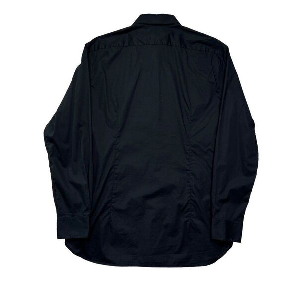 John Varvatos Men's Black Slim Fit Button Up Shirt - Picture 6 of 11